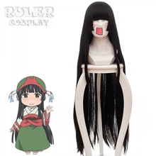Аниме маленькая жизнь в лесах косплей парик черные волосы длинные и прямые волосы высокое качество парик
