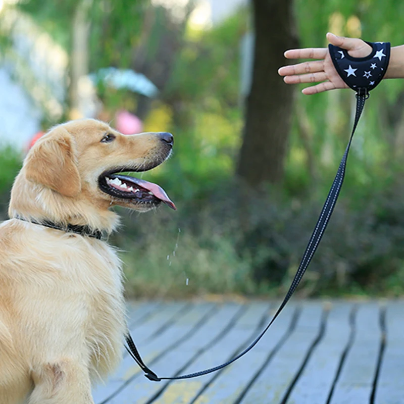 Ganyue Pet Dog Leash With Glove 3M Reflective Strip Dog Leashes Outdoor
