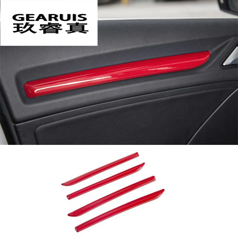 Автомобильный Стайлинг авто дверь панель украшения обложки наклейки отделка из