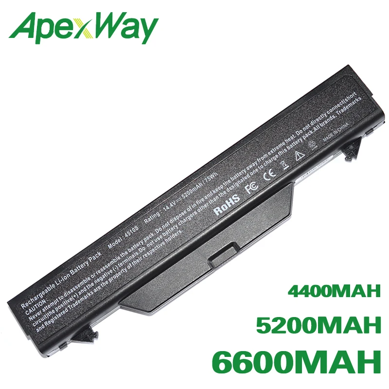 

ApexWay 14.4V 8 cells Battery for HP ProBook 4510s 4515s 4710s 591998-141 593576-001 HSTNN-1B1D HSTNN-IB89