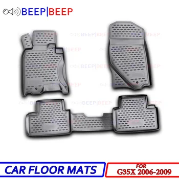 

For Infiniti G35X 2006-2009 car floor mats carpets auto floor mat dust proof water proof car styling interior decoration