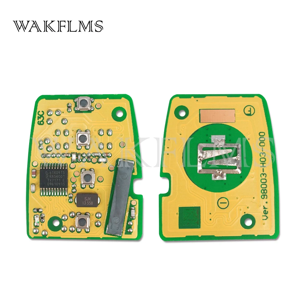 3 кнопки дистанционного ключа автомобиля 433 МГц брелок для Honda в случае если у вас возникают какие-либо сложности в PCF7961/HITAG 3 id47 чип без Mark