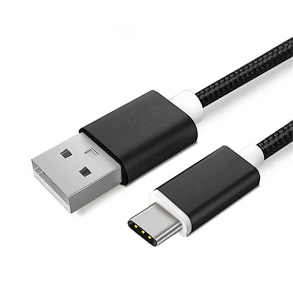 Кабель USB type C, 3 А, быстрая зарядка, USB C, кабели для мобильных телефонов samsung, Xiaomi, huawei, LG, Android, быстрое зарядное устройство, type-C, шнур для телефона - Цвет: Черный