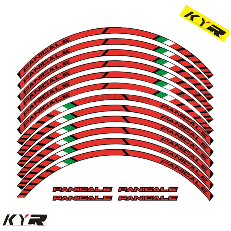 12 X толстый край внешний обод наклейка полоса колеса наклейки подходят для всех DUCATI 1299 PANIGALE S 959 PANIGALE