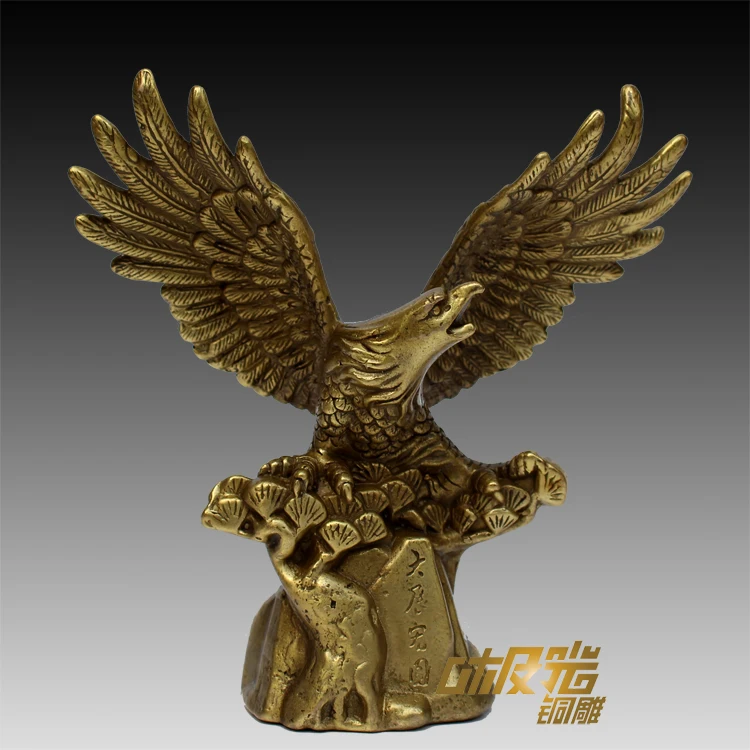 

The copper decoration office furnishings boutique Eagle Eagle realize the ambition Home Furnishing bronze ornaments