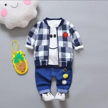 

Baby Clothes Boy Tracksuit Outfits Set Outerwear Tops T-shirts Jean Pants Baseball Sports Suit CHILDREN Newborn Suit Clothes Set