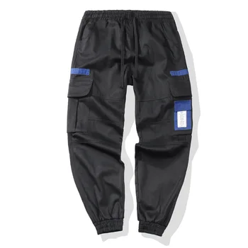

Japaness Style Dance Rock Punk Trousers Men Streetwear Cargo Pants Men Muti Pockets High Street Dark Souls Hip Hop Pants Men