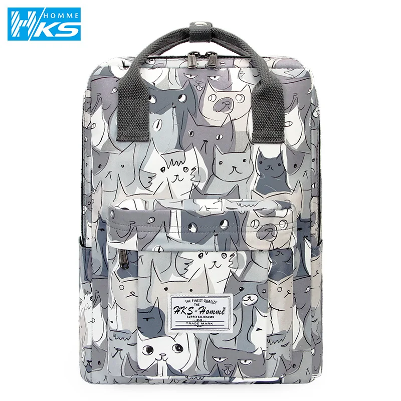 

New Women's Backpack Female Backpacks School bag For Girls Fashion Rucksack Waterproof casval Travel Bag 14 15.6 inch Laptop bag