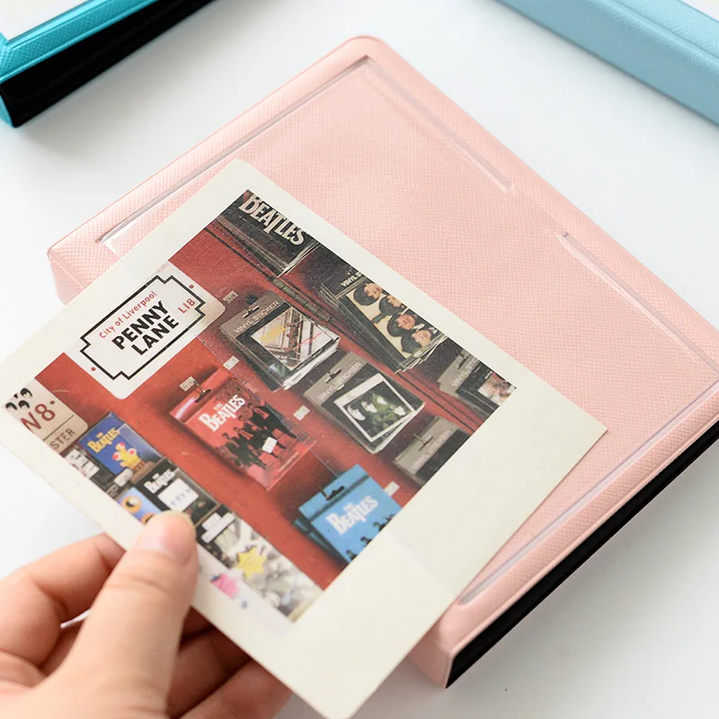 32 Кармана Фламинго фото держатель альбома конфетного цвета альбом для 5 дюймов мини Instax и имя карты фотоальбом