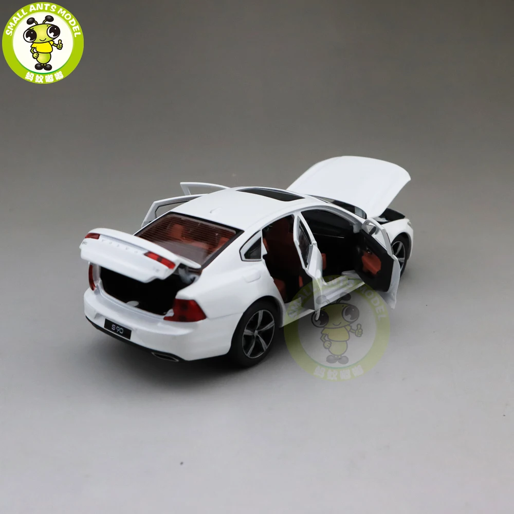 1/32 JACKIEKIM Volvo S90 амортизация версия литой модельный автомобиль игрушки для детей Подарки для мальчиков девочек