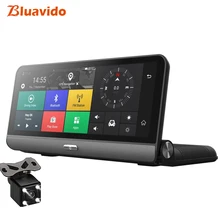 Bluavido 8 Inch 4G Car DVR ADAS Android GPS naivgation HD 1080P Dash camera Video Recorder Night vision Phone APP Remote Monitor
