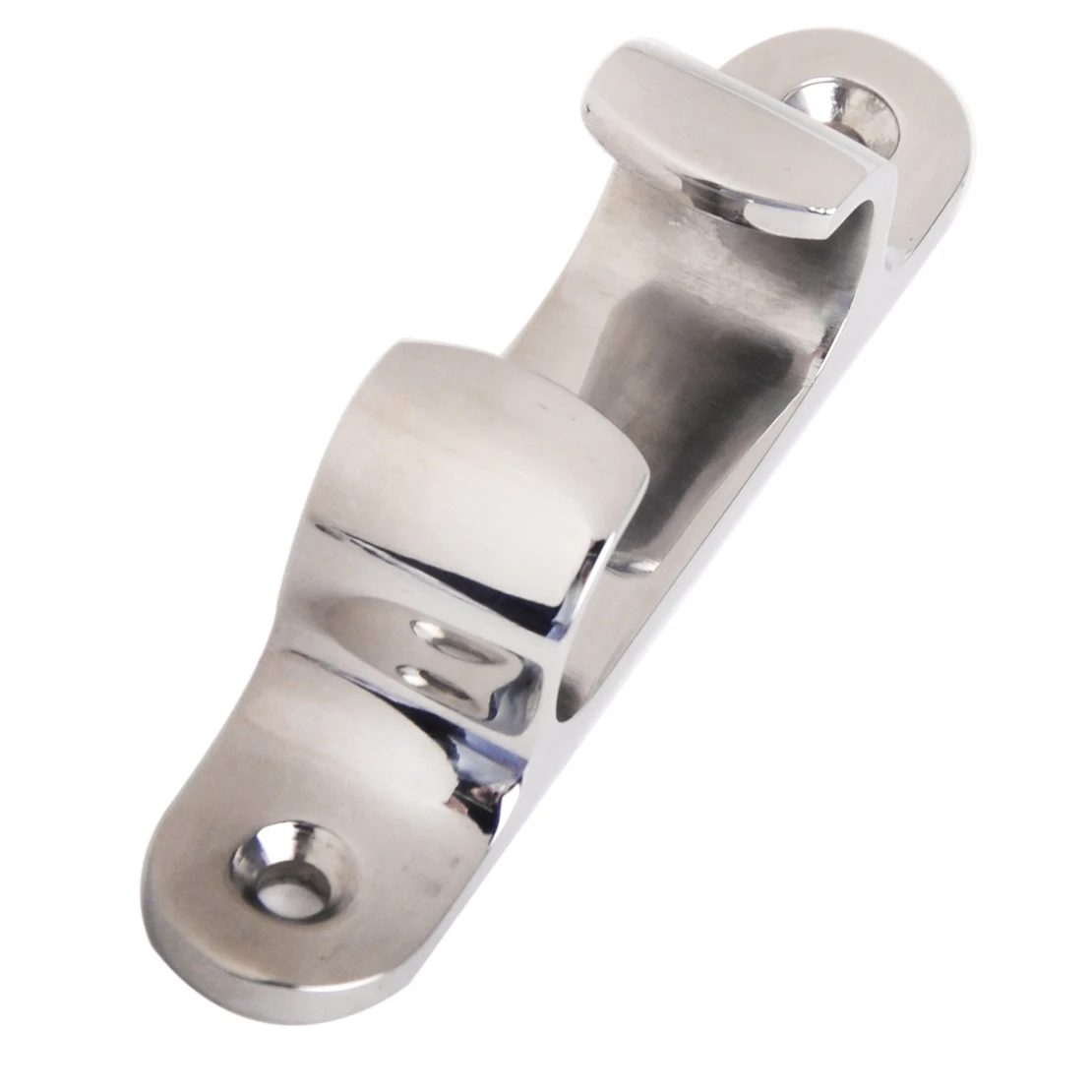 DWCX 4 Inch Polished Stainless Steel Boat Dock Deck Cleat Line Rope