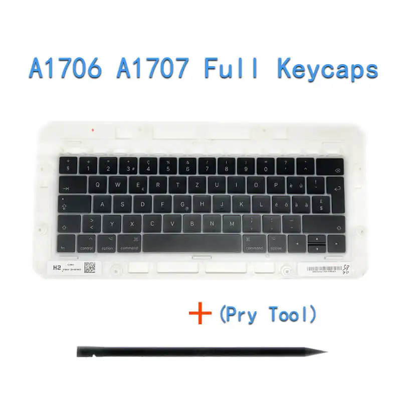 Оригинальные швейцарские колпачки A1706/A1707/A1708 для Macbook Pro/Air retina 1" 15" A1932/A1990/A1989 SW замена клавиатуры - Цвет: Белый