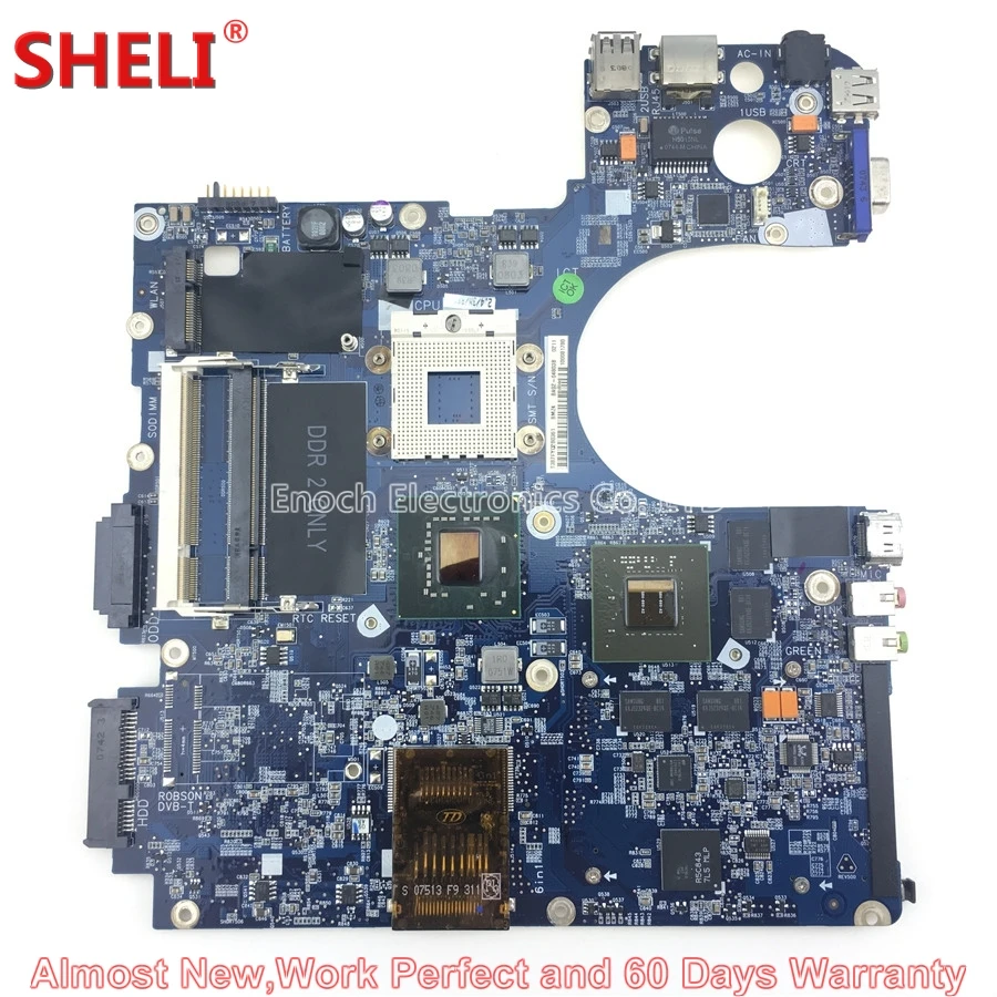 

SHELI BA92-04803A BA92-04803B Laptop Motherboard For Samsung R70 NP-R70 PM965 DDR2 Main Board System Board Free CPU Work Good