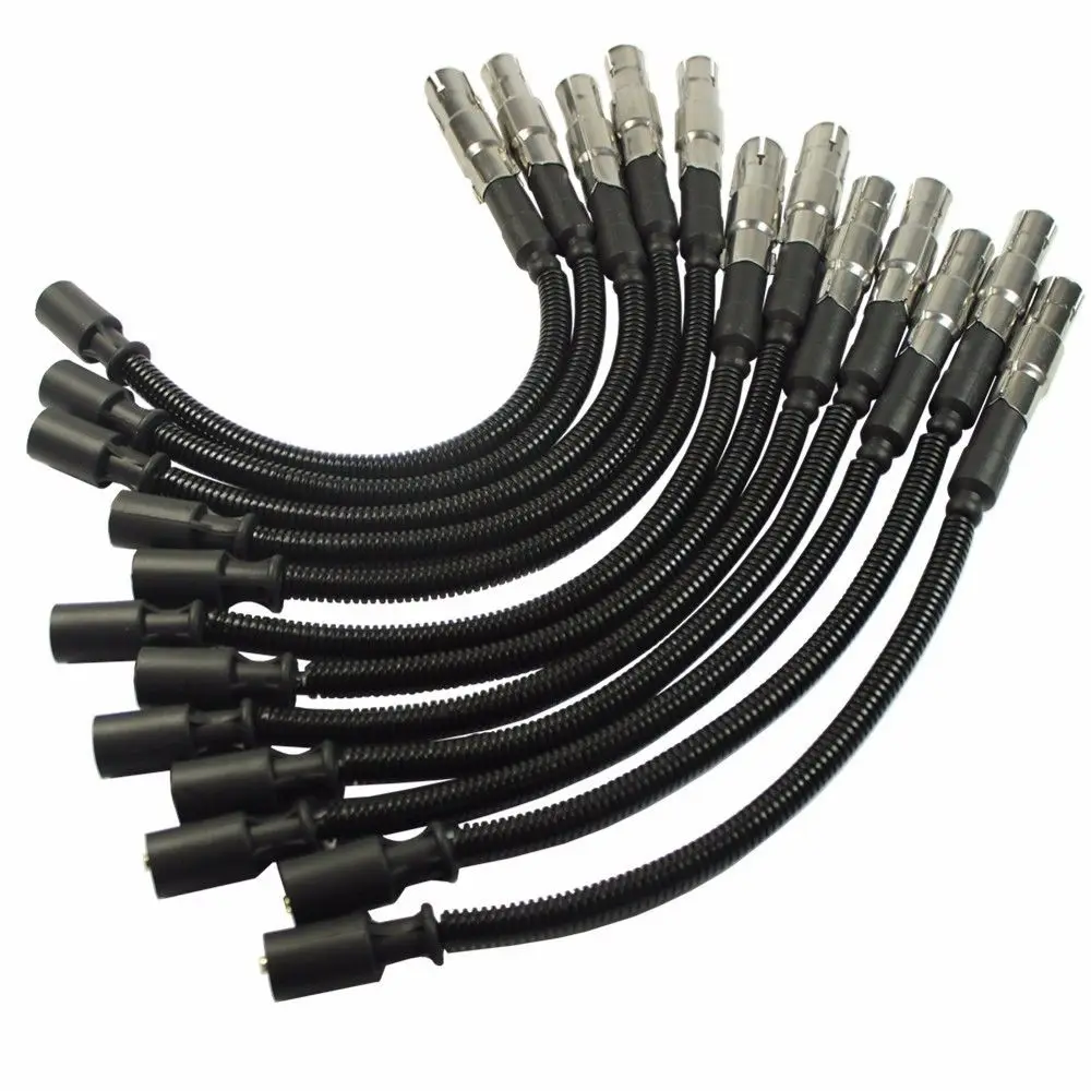 

12pcs Spark Plug Wire Set Ignition Wire For Mercedes Benz C-Class E-Class ML SLK 320 350 DXY88 1121500218