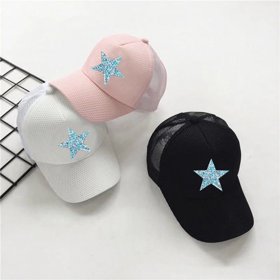 Colorful Stars Rhinestones Patches For Clothes 6cm Width Sewing On Embroidered Applique DIY Sticker For Wedding Dress Patches1 (1)