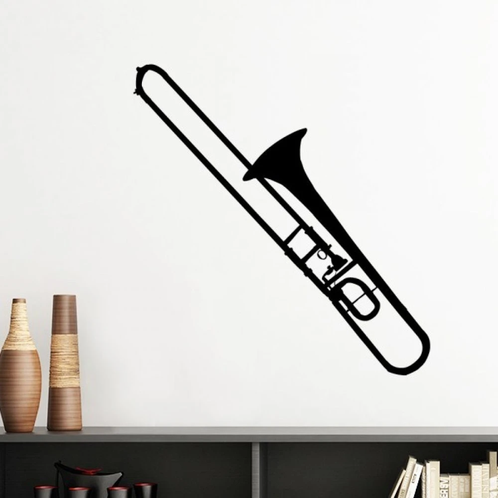 Trombone Classical Music Instrument Pattern Silhouette Removable Wall Sticker Art Decals Mural Diy Wallpaper For Room Decal Wall Stickers Aliexpress Trombone Classical Music Instrument Pattern Silhouette Removable Wall Sticker Art Decals Mural Diy Wallpaper For Room Decal Wall Stickers Aliexpress