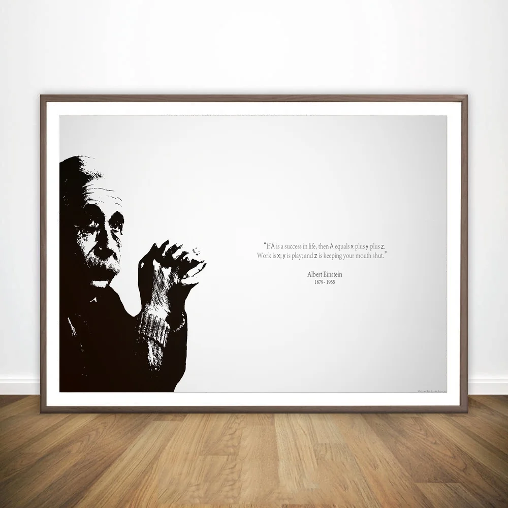Motivational Quote Minimalist Movie Wall Art Paint Wall Decor Canvas