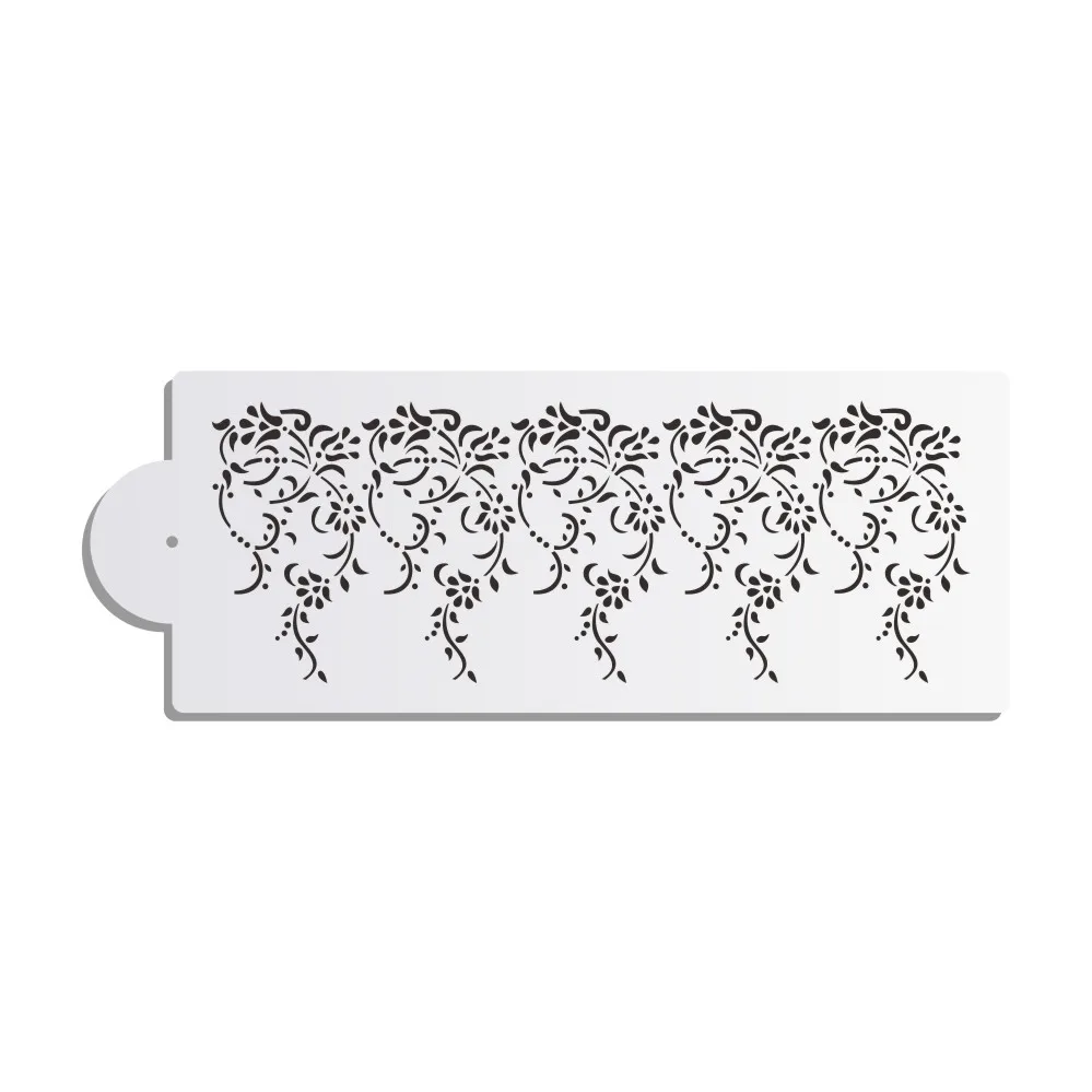 Large Vintage Lace Cake Stencil Cake Side Plastic Stencil Board Lace Mold Baking Decorating Tool