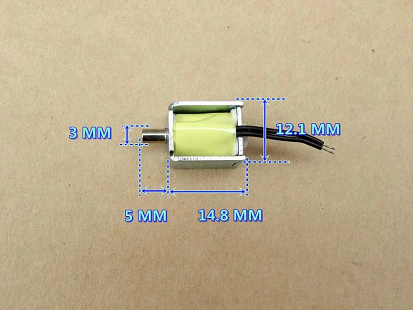 DC 3В 100мА 0,15 Вт микро Соленоидный клапан Сфигмоманометр вентиляционный клапан нормально открытый воздух Выпускной электромагнитный клапан диаметр 3 мм