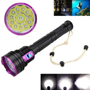 

12 LED Tactical Flashlight Led Torch Zoom LED Flashlight Waterproof Torch Light Rechargeable
