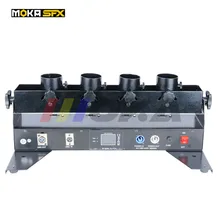 8 шт./лот конфетти воздуходувка Машина DMX 512 конфетти делая машину с четырьмя головками для свадебной вечеринки