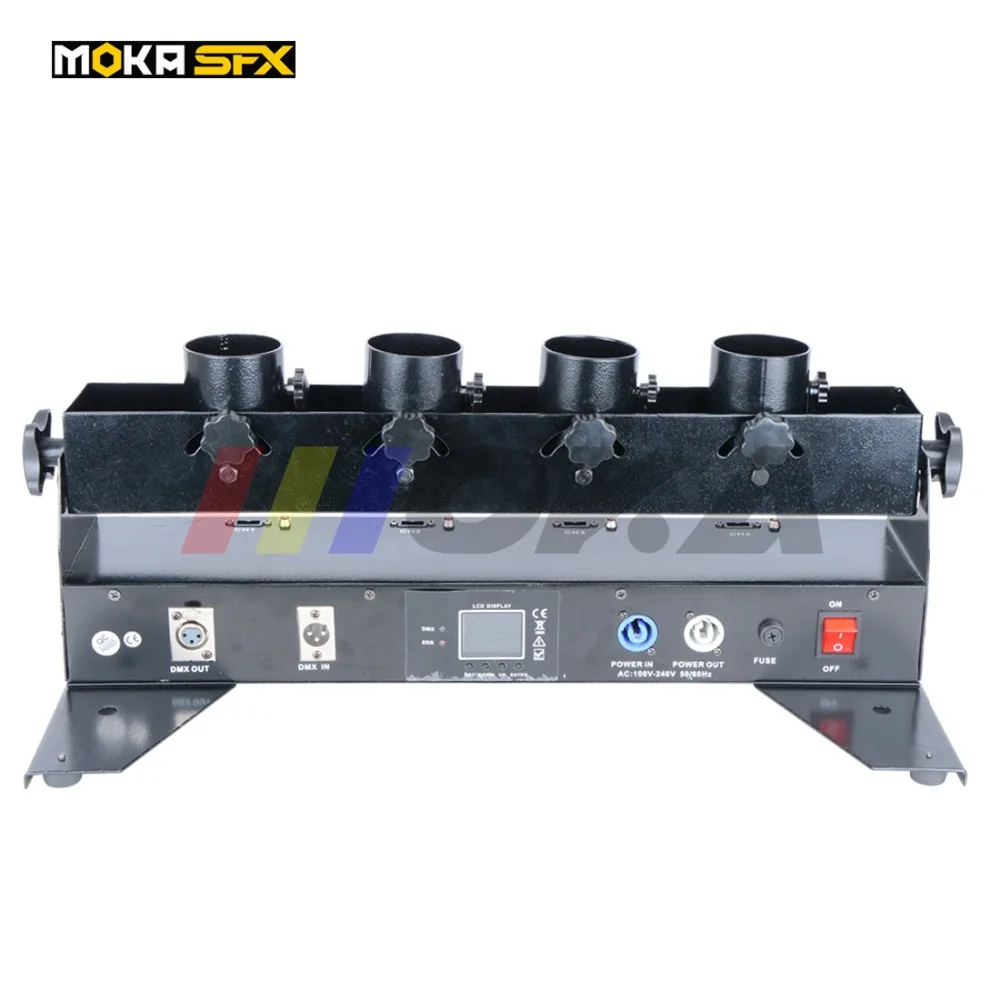 

8Pcs/Lot Confetti Blower Machine DMX 512 Confetti Making Machine with Four Heads for Wedding Party
