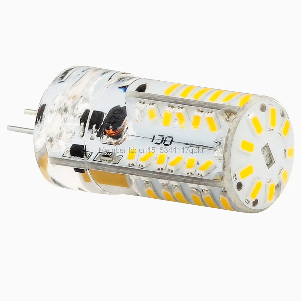 

G4 57LED SMD3014 300-450LM 4W Warm White/White/Natural White Decorative/Waterproof DC/AC10-20V LED Bi-pin Lights 5PCS JTFL030-1