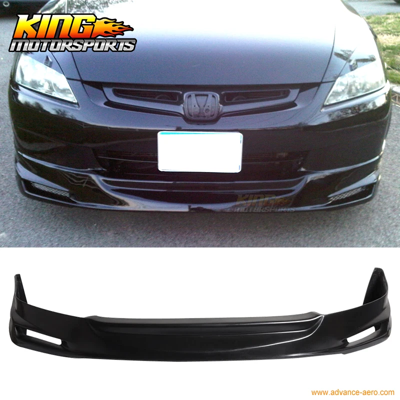 

For 03 04 05 HONDA ACCORD 4DOOR MUG URETHANE FRONT BUMPER LIP SPOILER BODYKIT US Domestic Free shipping