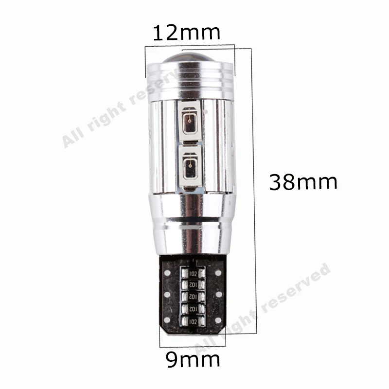t10 led w5w error 