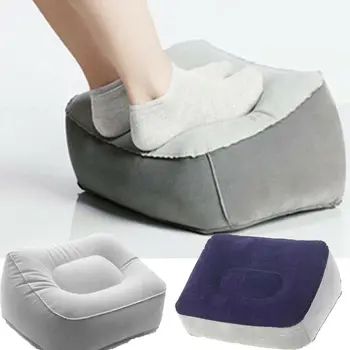 

2019 Inflatable Foot Rest Pillow Cushion Air Travel Office Home Leg Up Footrest Relax Home Setting