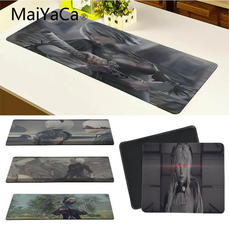 

MaiYaCa New Printed NieR Automata Coque Comfort Mouse Mat Gaming Mousepad Rubber Mouse Pad Computer Game Tablet Mousepad