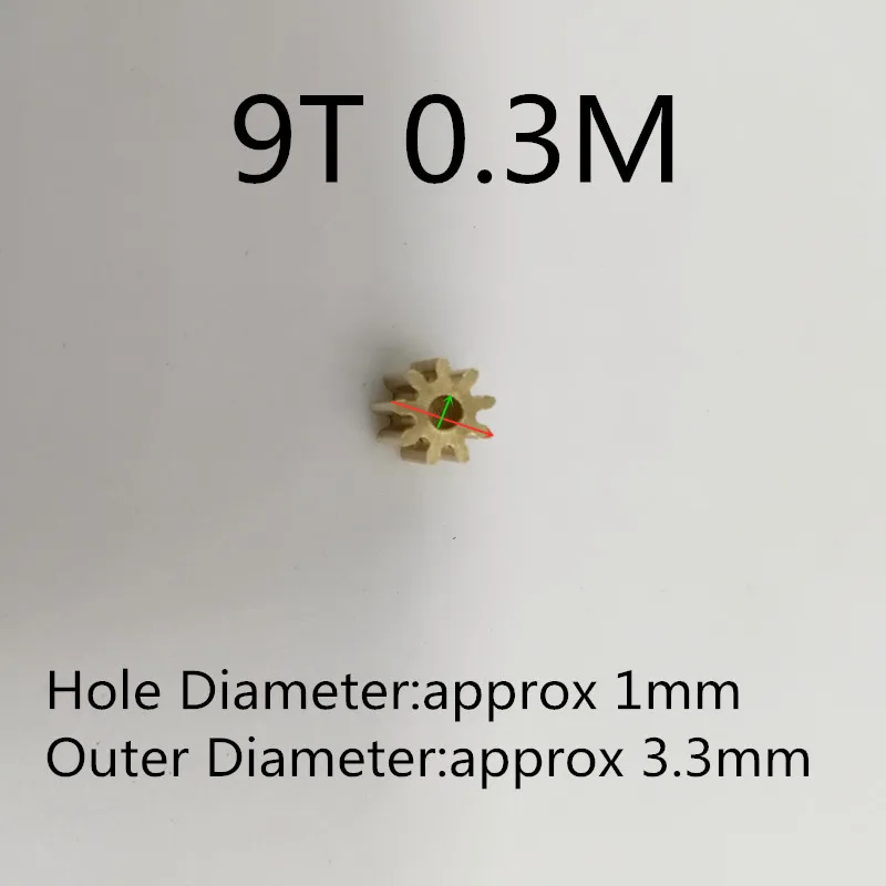 

Бесплатная доставка латунные 9 T 9 зубья 3,3*1,0 мм маленький двигатель металлические шестерни 0,3 M R/C модель DIY игрушки Квадрокоптер Дрон Вертолет игрушки части
