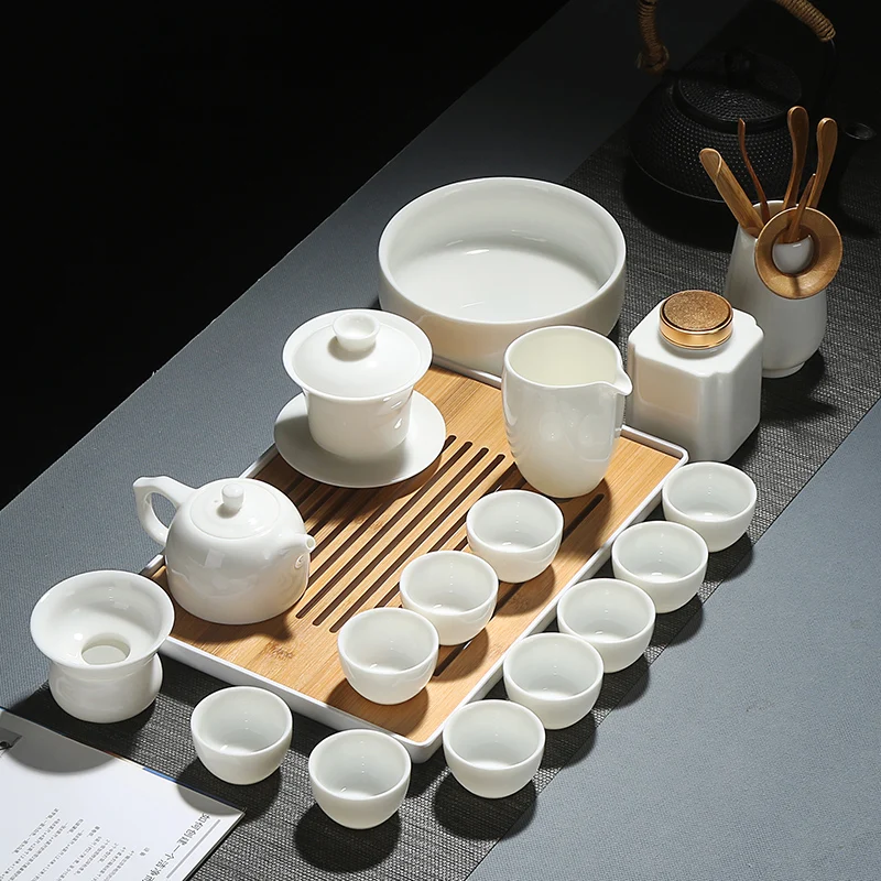 

Special offer Chinese blue and white porcelain Kung Fu tea set tea set kitchen home office equipment
