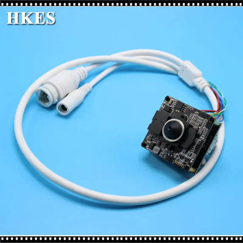 

HD 1280*720P POE IP Cam Indoor CCTV Camera module wide angle 3.7mm lens