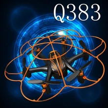 mini rc drone Q383 2.4Ghz 6 axis attitude hold 5.8G FPV RC Quadcopter Drone with with HD camera RC helicopter rc toys for gifts