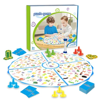 

1Set Brain Combat Small Detective Map Children's Board Games Puzzle Toys Observe the Reaction Interactive Game