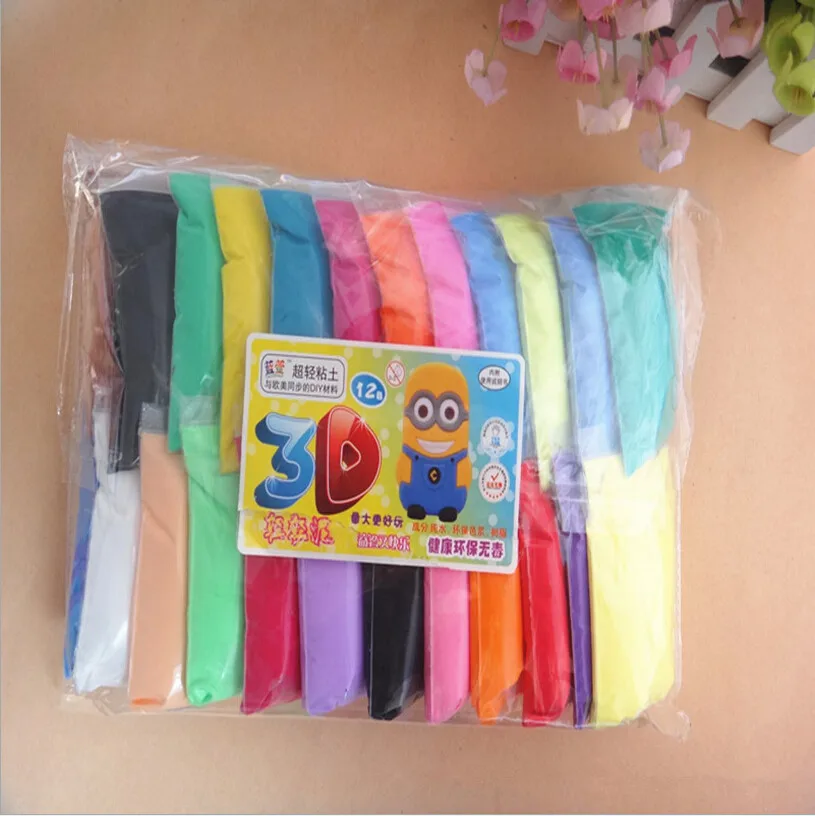 Baby Toys 24colors 24pcs lot Soft Polymer Modelling Clay Good Package Special Toys DIY Polymer Clay