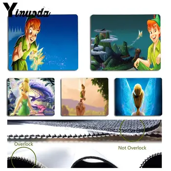 

Yinuoda Peter Pan Wendy Tinkerbell Tinker Gamer Speed Mice Small Rubber Mousepad Size for 18x22cm 25x29cm Rubber Mousemats