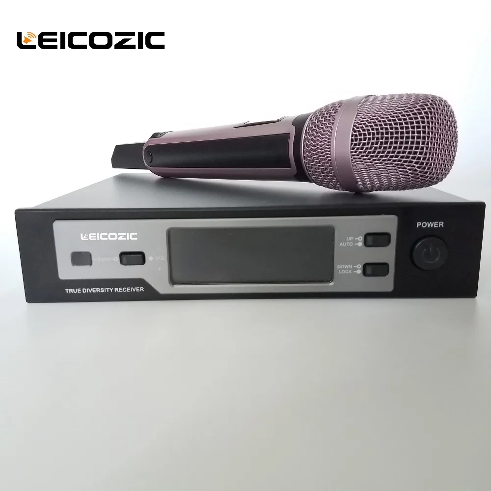 Leicozic skm9100 Pro цифровой микрофон беспроводной настоящий микрофон, профессиональный микрофон беспроводной микрофон для сцены