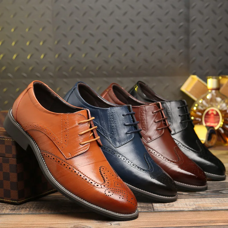 

Fashion Dress Business Leather Genuine Leather Business Men Shoes Leather Fashion Hot Selling Leather Casual Shoes Men