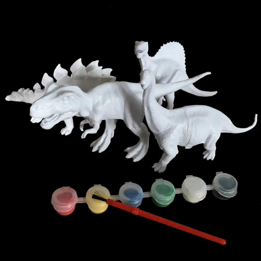 Diy Boyama Boyama Hayvan Dinozor Brachiosaurus Stegosaurus