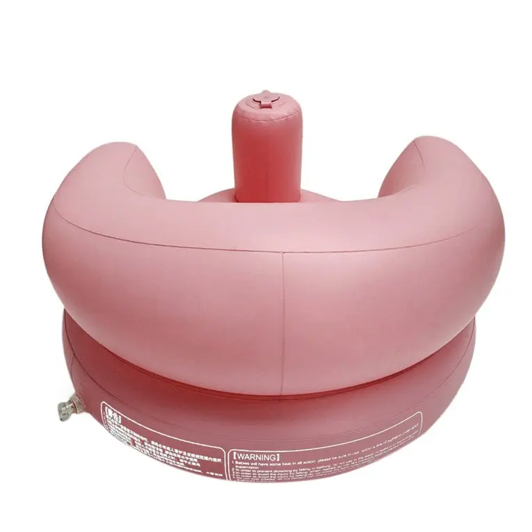 Baby Inflatable Chair PVC Kids Seat Sofa Pink Green Bath Seats Dining Pushchair Infant Portable Play Game Mat Sofa Learn Stool