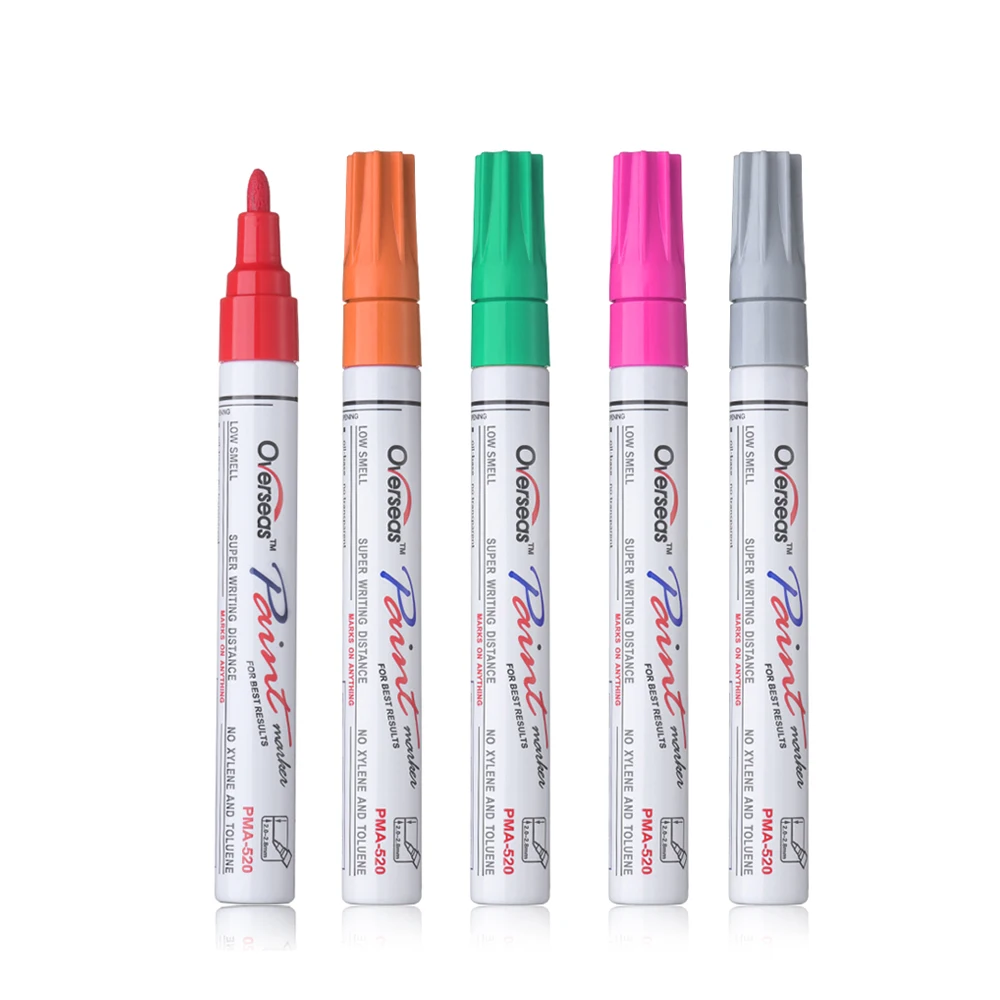 

1PC Waterproof Pen Metal Oil Rubber Tread Car Tyre CD Paint Pen Permanent Environmental Tire Painting Markers