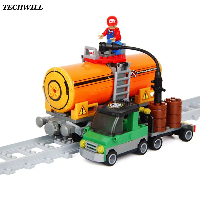 199pcs Mobile Refueling Truck Building Blocks For Children Baby Educational Toys Creative Gift DIY ABS Self-Locking Bricks Block baby-brick : image 199pcs Mobile Refueling Truck Building Blocks For Children Baby Educational Toys Creative Gift DIY ABS Self-Locking Bricks Block baby-brick