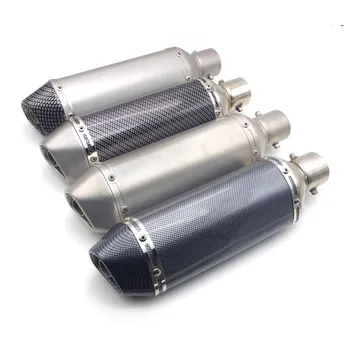 

51mm Inlet Universal motorcycle exhaust Pipe scape moto with DB killer Inside FOR suzuki sv 650 bmw s1000rr yamaha nmax austin