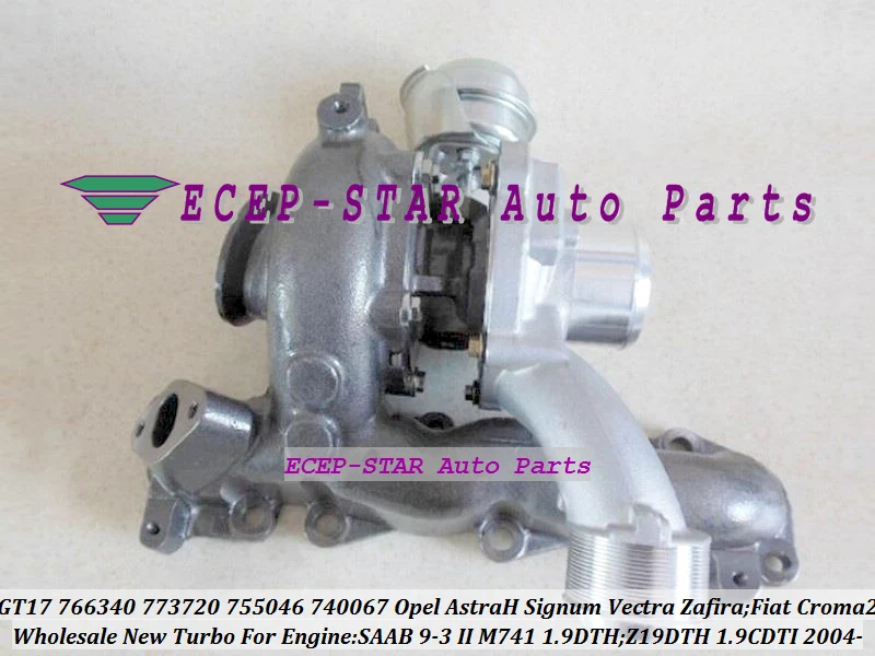 GT1749V 766340 773720-5001S 773720-0001 755046-0003 755046-0002 773720 755046 740067 Turbo For SAAB 9-3 II M741 1.9DTH 1.9CDTI (4)