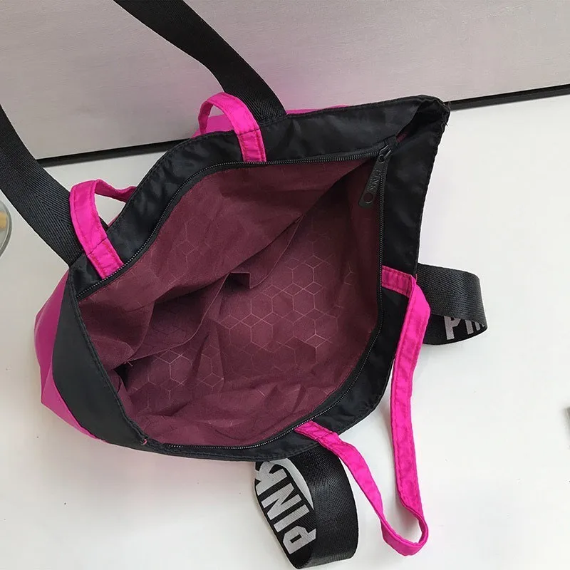 SNUGUG, уличная женская спортивная сумка, Нейлоновые женские сумки для путешествий, портативные розовые сумки для спортзала, Женская водонепроницаемая сумка для фитнеса, для тренировок