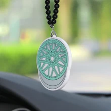 Автомобильная подвеска декоративные стразы ступица акриловая подвеска отделка авто зеркало заднего вида Декор Hellaflush висячие украшения Шарм ожерелье