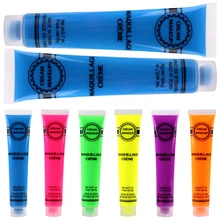 Большой шланг Хэллоуин тела Цвет Краски лицо Краски Хэллоуин Макияж нетоксичные воду Краски масло Рождество вечернее изящное платье дьявол